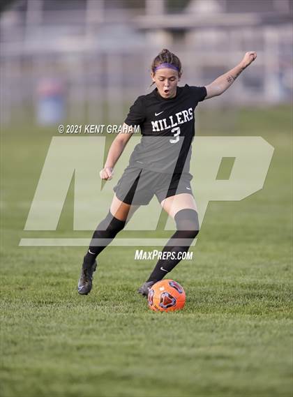Thumbnail 3 in Noblesville vs Pendleton Heights  (IHSAA Hamilton Southeastern Sectional Semifinal) photogallery.