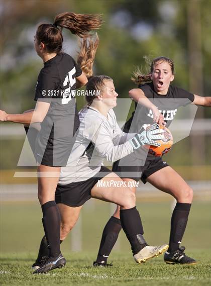 Thumbnail 2 in Noblesville vs Pendleton Heights  (IHSAA Hamilton Southeastern Sectional Semifinal) photogallery.