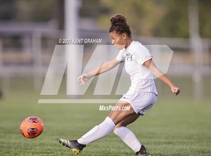 Thumbnail 3 in Noblesville vs Pendleton Heights  (IHSAA Hamilton Southeastern Sectional Semifinal) photogallery.