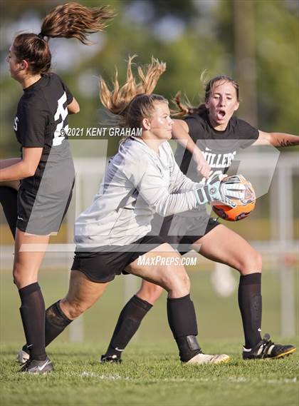 Thumbnail 3 in Noblesville vs Pendleton Heights  (IHSAA Hamilton Southeastern Sectional Semifinal) photogallery.