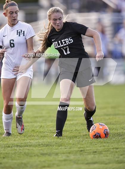 Thumbnail 2 in Noblesville vs Pendleton Heights  (IHSAA Hamilton Southeastern Sectional Semifinal) photogallery.