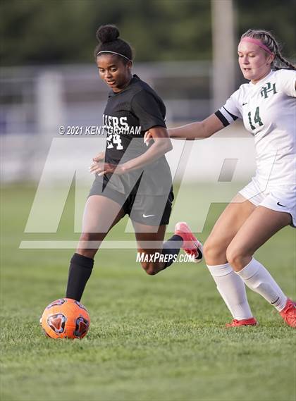 Thumbnail 3 in Noblesville vs Pendleton Heights  (IHSAA Hamilton Southeastern Sectional Semifinal) photogallery.