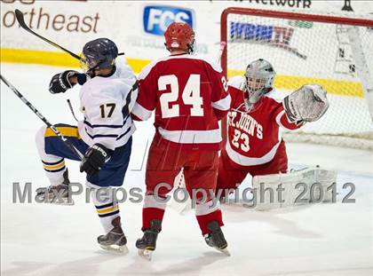 Thumbnail 2 in St. John's vs Needham (MIAA Super 8 Play-in) photogallery.