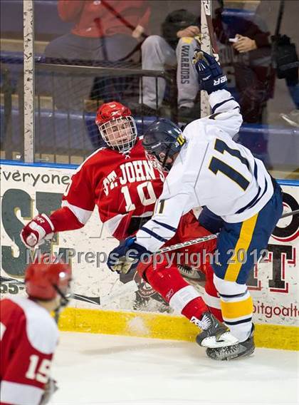 Thumbnail 3 in St. John's vs Needham (MIAA Super 8 Play-in) photogallery.