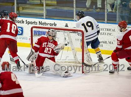 Thumbnail 2 in St. John's vs Needham (MIAA Super 8 Play-in) photogallery.