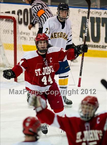 Thumbnail 2 in St. John's vs Needham (MIAA Super 8 Play-in) photogallery.