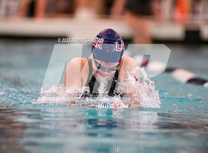 Thumbnail 3 in UIL Region IV-6A Girls Swimming Finals photogallery.