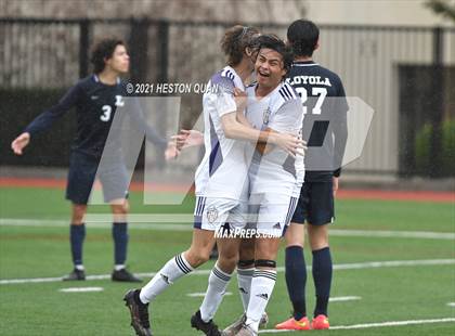 Thumbnail 1 in Loyola vs. St. Augustine (Adidas So Cal College Showcase) photogallery.