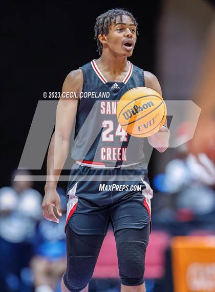 Thumbnail 2 in Cedar Grove vs. Sandy Creek (GHSA 3A Championship) photogallery.