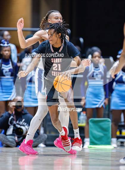 Thumbnail 3 in Cedar Grove vs. Sandy Creek (GHSA 3A Championship) photogallery.