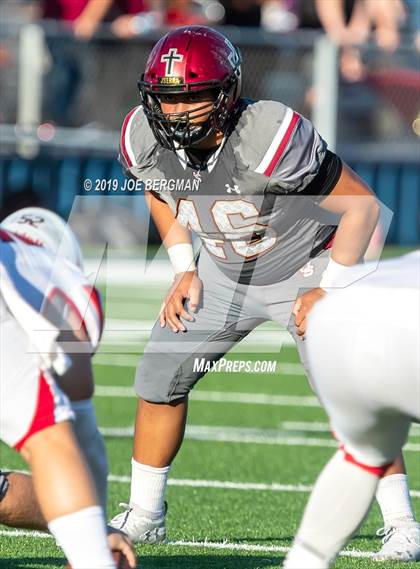 Thumbnail 3 in JSerra Catholic vs. Milton (Trinity League vs. USA Showcase) photogallery.