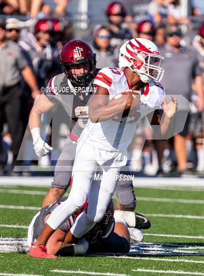 Thumbnail 2 in JSerra Catholic vs. Milton (Trinity League vs. USA Showcase) photogallery.