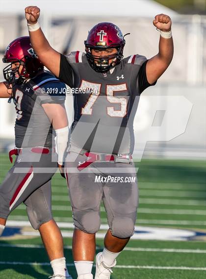 Thumbnail 1 in JSerra Catholic vs. Milton (Trinity League vs. USA Showcase) photogallery.