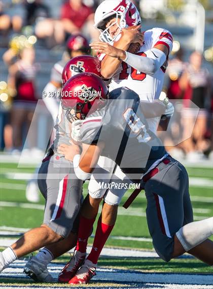 Thumbnail 3 in JSerra Catholic vs. Milton (Trinity League vs. USA Showcase) photogallery.