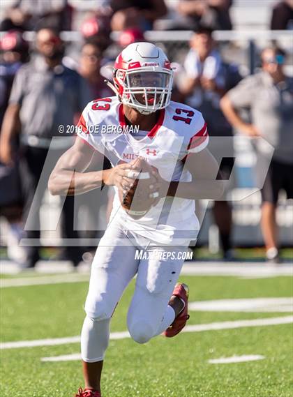 Thumbnail 2 in JSerra Catholic vs. Milton (Trinity League vs. USA Showcase) photogallery.