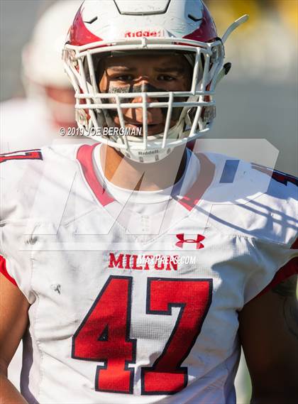 Thumbnail 1 in JSerra Catholic vs. Milton (Trinity League vs. USA Showcase) photogallery.