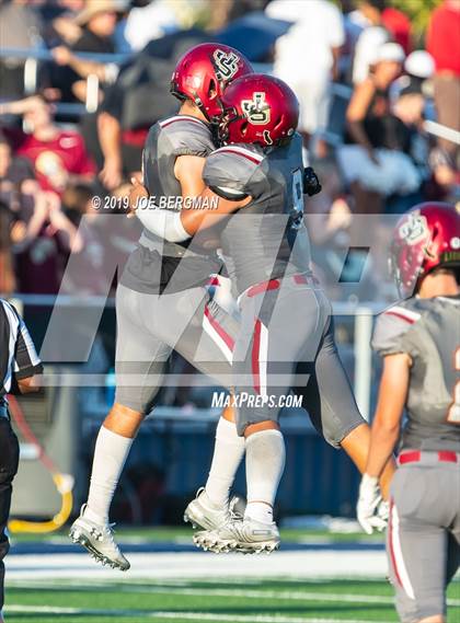 Thumbnail 2 in JSerra Catholic vs. Milton (Trinity League vs. USA Showcase) photogallery.