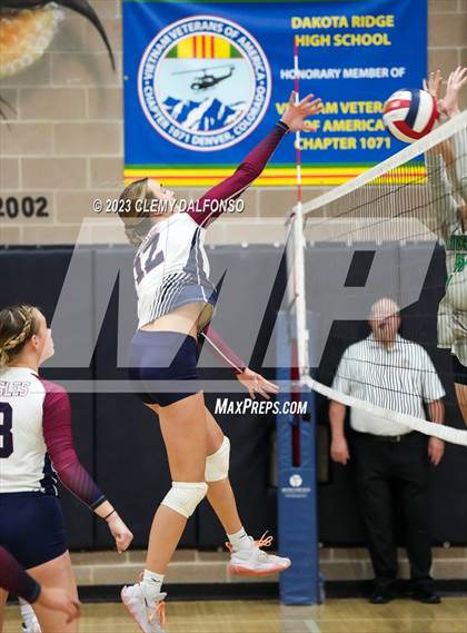 Thumbnail 3 in ThunderRidge vs Dakota Ridge (Dakota Ridge Varsity Tournament) photogallery.