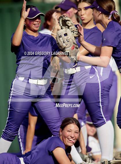 Thumbnail 1 in Timber Creek vs Southlake Carroll (UIL 6A Softball Regional Quarterfinals Game 3) photogallery.
