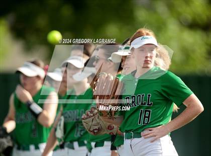Thumbnail 1 in Timber Creek vs Southlake Carroll (UIL 6A Softball Regional Quarterfinals Game 3) photogallery.