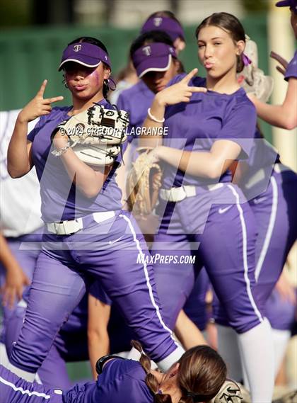 Thumbnail 1 in Timber Creek vs Southlake Carroll (UIL 6A Softball Regional Quarterfinals Game 3) photogallery.
