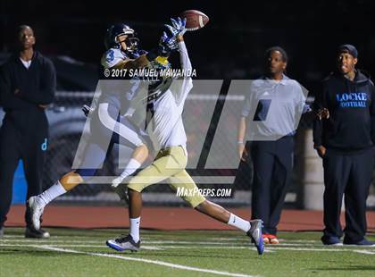 Thumbnail 3 in Marshall vs Locke (CIF LACS D3 Semifinal) photogallery.