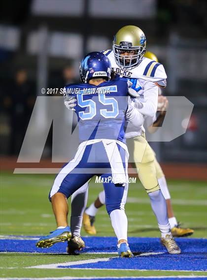 Thumbnail 1 in Marshall vs Locke (CIF LACS D3 Semifinal) photogallery.