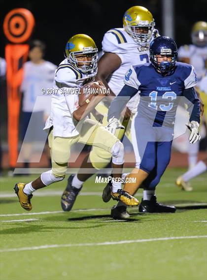 Thumbnail 3 in Marshall vs Locke (CIF LACS D3 Semifinal) photogallery.