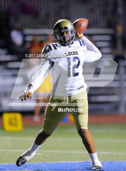 Thumbnail 1 in Marshall vs Locke (CIF LACS D3 Semifinal) photogallery.