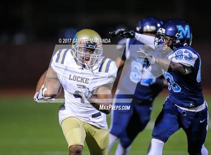 Thumbnail 1 in Marshall vs Locke (CIF LACS D3 Semifinal) photogallery.