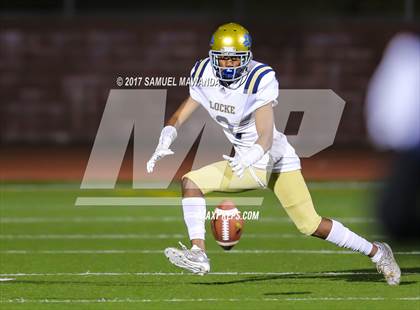 Thumbnail 3 in Marshall vs Locke (CIF LACS D3 Semifinal) photogallery.