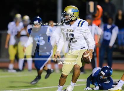 Thumbnail 3 in Marshall vs Locke (CIF LACS D3 Semifinal) photogallery.