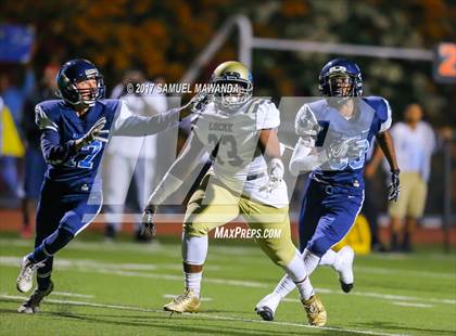 Thumbnail 2 in Marshall vs Locke (CIF LACS D3 Semifinal) photogallery.