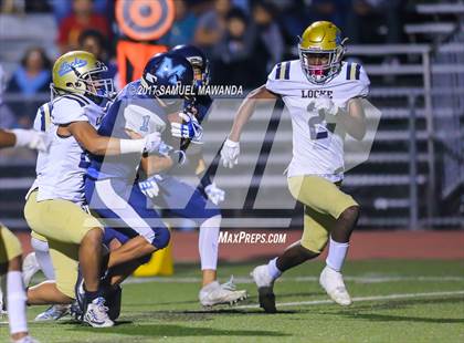 Thumbnail 1 in Marshall vs Locke (CIF LACS D3 Semifinal) photogallery.