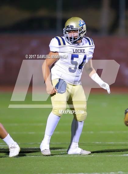 Thumbnail 3 in Marshall vs Locke (CIF LACS D3 Semifinal) photogallery.