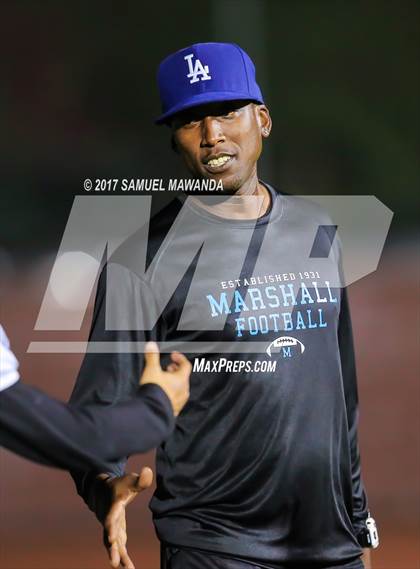 Thumbnail 1 in Marshall vs Locke (CIF LACS D3 Semifinal) photogallery.