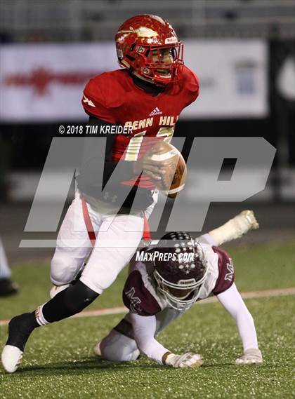 Thumbnail 2 in Penn Hills vs. Manheim Central (PIAA 5A Championship) photogallery.