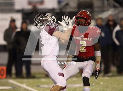 Thumbnail 1 in Penn Hills vs. Manheim Central (PIAA 5A Championship) photogallery.
