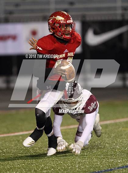 Thumbnail 1 in Penn Hills vs. Manheim Central (PIAA 5A Championship) photogallery.