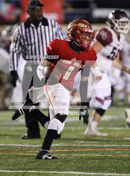 Thumbnail 2 in Penn Hills vs. Manheim Central (PIAA 5A Championship) photogallery.