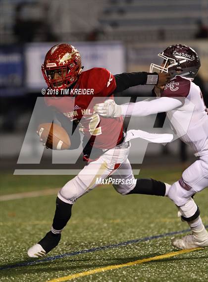Thumbnail 2 in Penn Hills vs. Manheim Central (PIAA 5A Championship) photogallery.