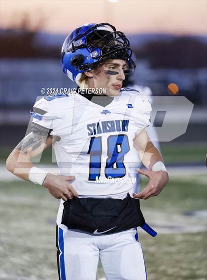 Thumbnail 1 in Stansbury @ Ridgeline (UHSAA 4A Quarterfinal) photogallery.
