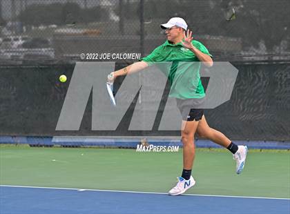 Thumbnail 2 in Idalou vs Wall (UIL 3A Boys Singles State Finals) photogallery.