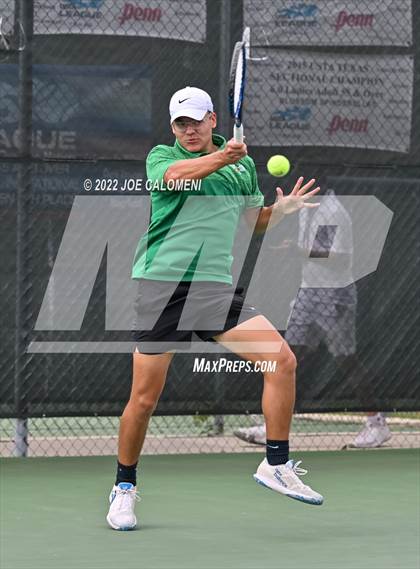 Thumbnail 1 in Idalou vs Wall (UIL 3A Boys Singles State Finals) photogallery.