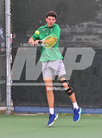 Thumbnail 2 in Idalou vs Wall (UIL 3A Boys Singles State Finals) photogallery.