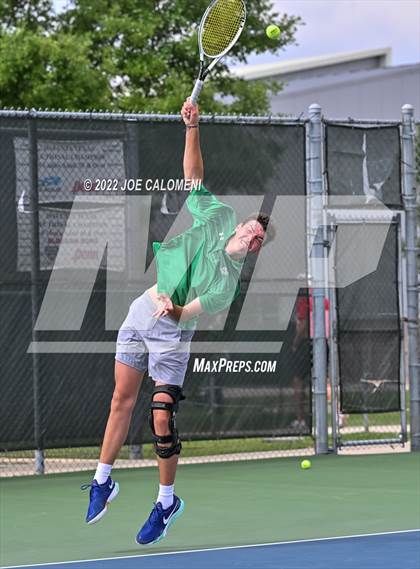Thumbnail 3 in Idalou vs Wall (UIL 3A Boys Singles State Finals) photogallery.