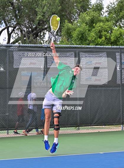 Thumbnail 3 in Idalou vs Wall (UIL 3A Boys Singles State Finals) photogallery.