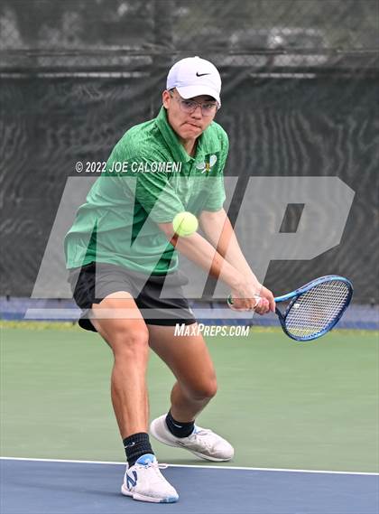 Thumbnail 3 in Idalou vs Wall (UIL 3A Boys Singles State Finals) photogallery.