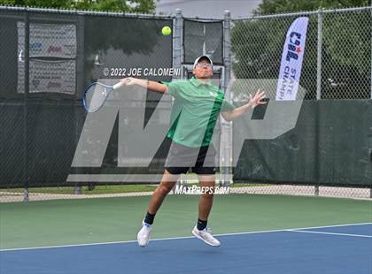 Thumbnail 1 in Idalou vs Wall (UIL 3A Boys Singles State Finals) photogallery.