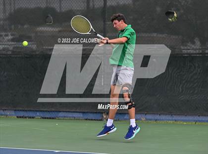 Thumbnail 2 in Idalou vs Wall (UIL 3A Boys Singles State Finals) photogallery.